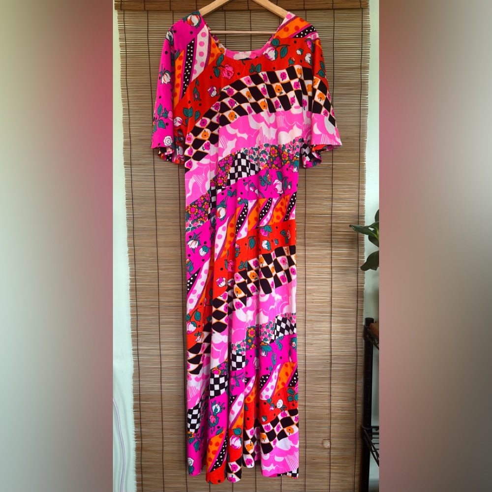 VTG Patterned Dress